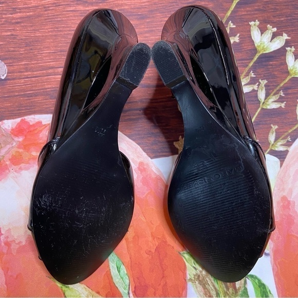 MARC FISHER - black Narnia wedge heels 7.5M - Picture 2 of 10